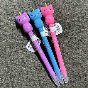 🦄🐱Unicorn Kitty Novelty Pen Set🐱🦄